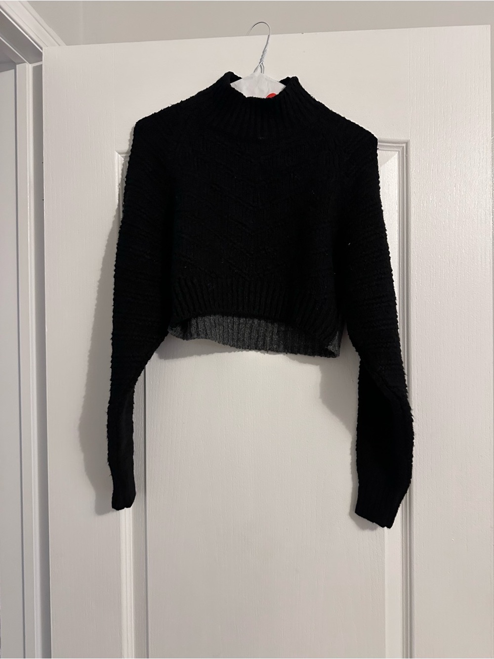 Topshop Black Turtleneck Sweater for Women